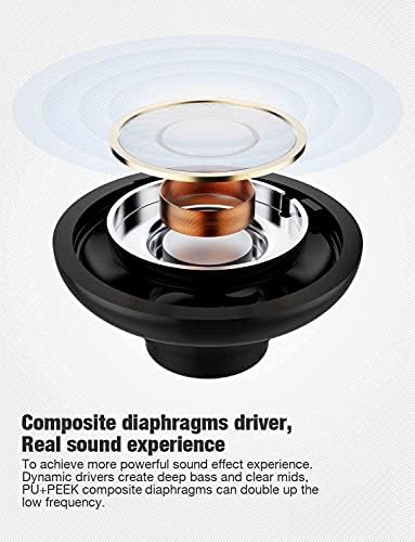 Otium Bluetooth Earbuds Wireless Headphones Bluetooth Headphones, Sports Earbuds, IPX7 Waterproof Stereo Earphones for Gym Running 15 Hours Playtime Sound Isolation Headsets,Black.