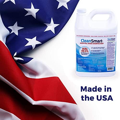 CleanSmart Hospital Disinfectant, Hypochlorous Acid, 23 oz (6 pack) | Kills 99.9% of Viruses and Bacteria, EPA Registered