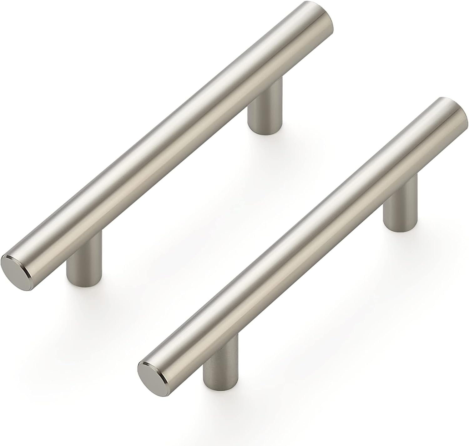 Ravinte Cabinet Handles,5" Length,3" Hole Center,Brushed Brass,30 Pack