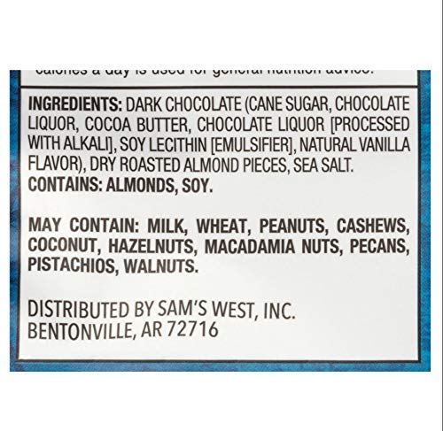 Dark Chocolate Almond thins with Sea Salt 2pack