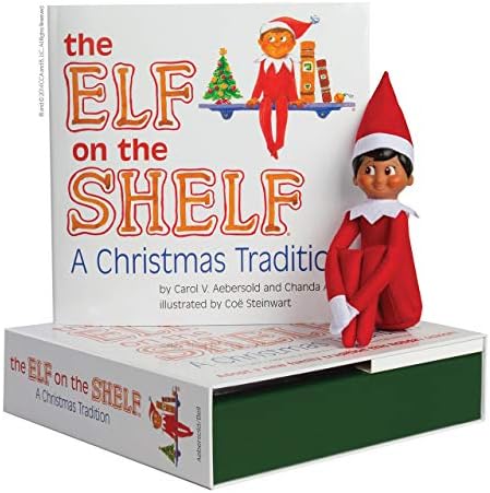The Elf on the Shelf Box Set Boy Scout Elf with Brown Eyes | Includes Boy Scout Elf with brown eyes