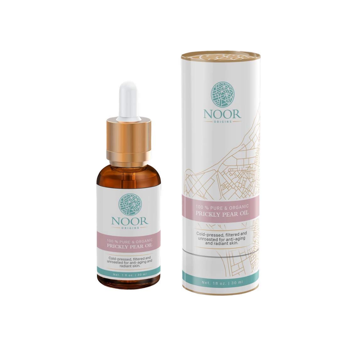 Prickly Pear Seed Oil 1 oz 100% Pure Cold Pressed Extra Penetrating Oil for Hair, Skin and Nails - Treats Fine Lines, Wrinkles, Acne