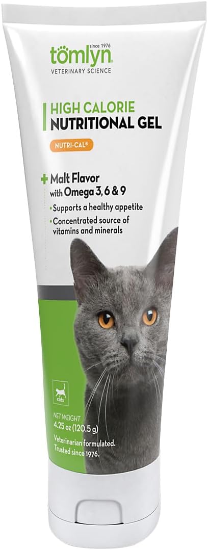 Tomlyn High Calorie Nutritional Gel for Cats, (Nutri-Cal) 4.25 oz