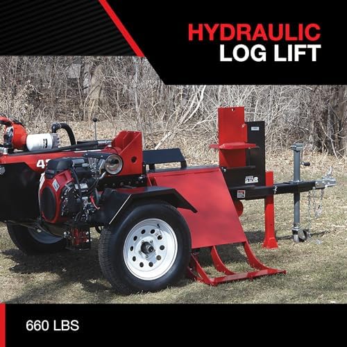 NorthStar Horizontal Log Splitter with Log Lift — 42-Ton, 688cc Honda GX630 Engine