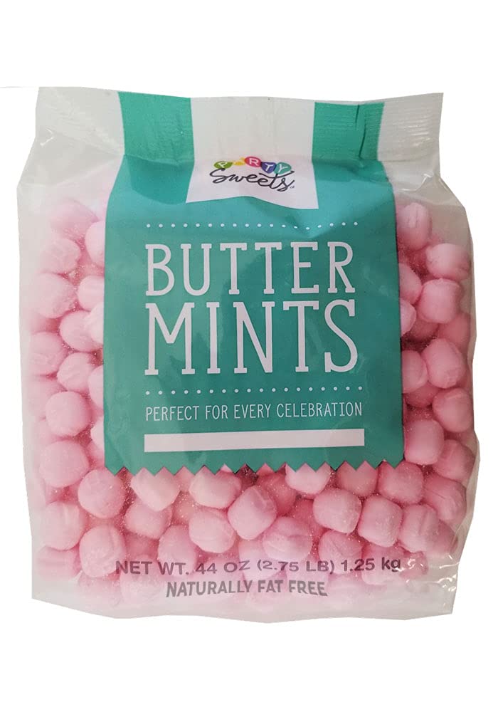 Party Sweets White Buttermints, 14 Ounce, Appx. 100 pieces from Hospitality Mints