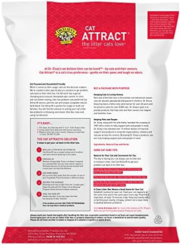 Dr. Elsey's Cat Attract Clumping Clay Cat Litter 40 lb. Bag