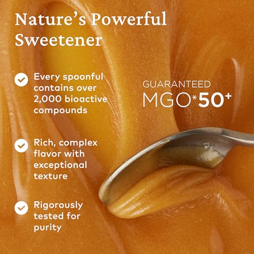 Comvita Manuka Honey MGO 50+ Multifloral Non-GMO Raw Honey - 500g (17.6 Oz)