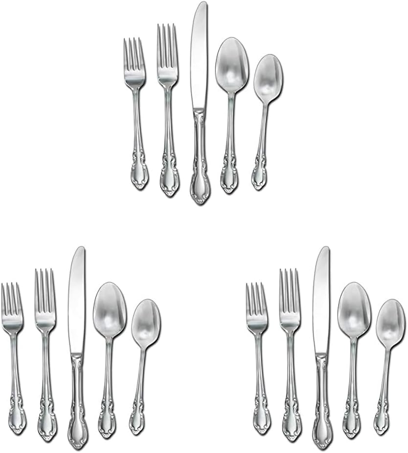 Pfaltzgraff Beckham 20-Piece Stainless Steel Flatware Set, Service for 4