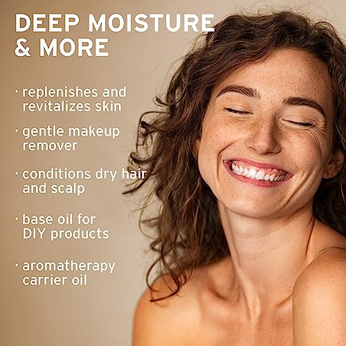 LIFE-FLO Fractionated Coconut Oil Spray, 8 fl oz | Lightweight Moisture for Skin, Hair & Nails - Fast Absorbing Liquid Coconut Oil - Hypoallergenic