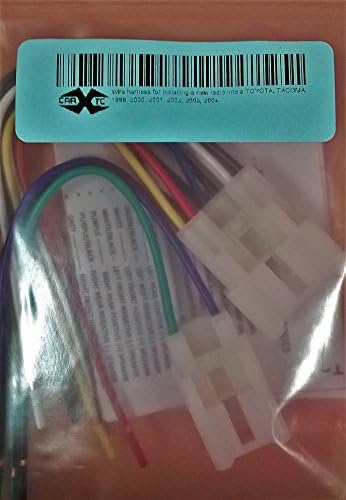 Wire Harness for Installing a new Radio into a Toyota, Tacoma, 1999, 2000, 2001, 2002, 2003, 2004