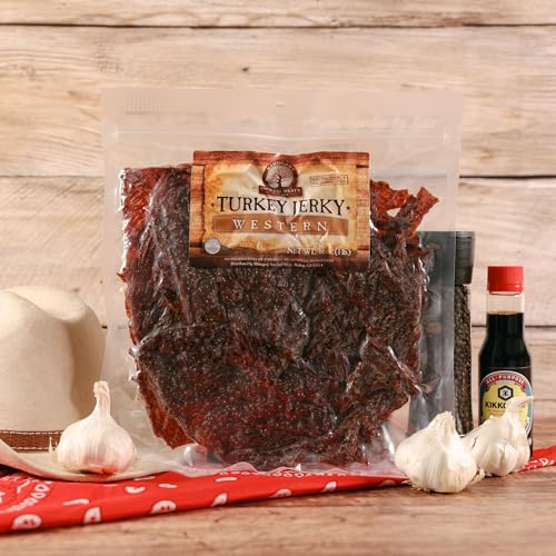 Mahogany Smoked Meats: Western Turkey Jerky - 16oz
