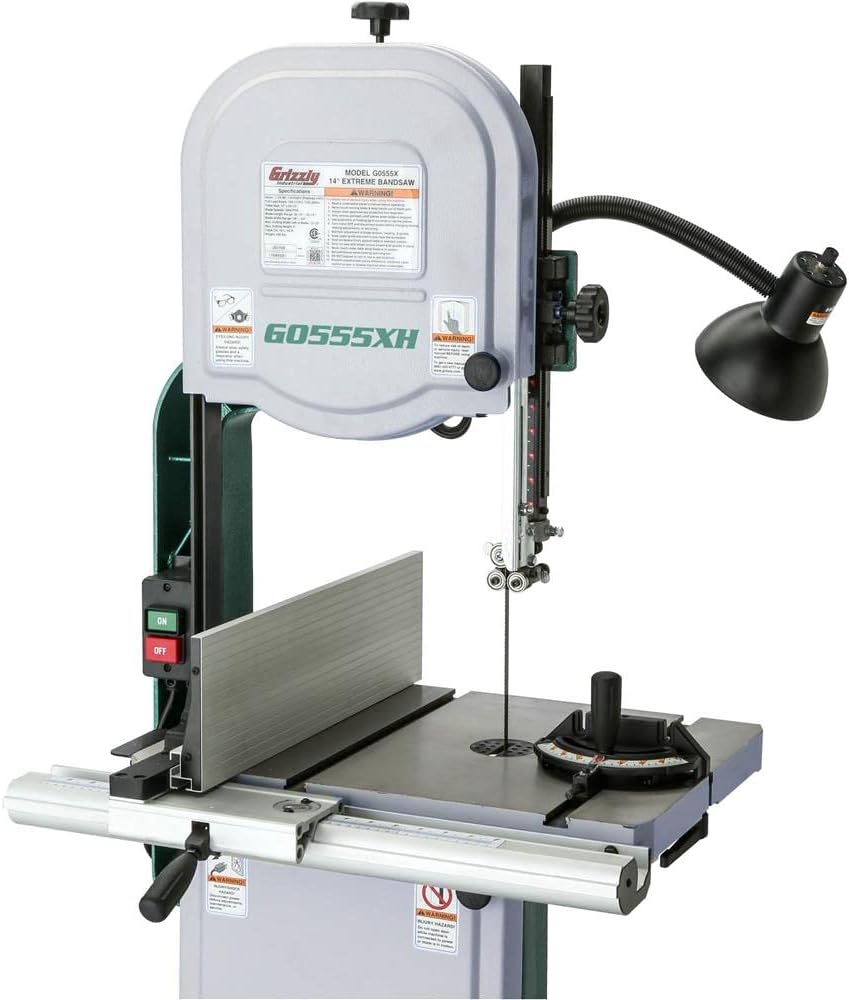 Grizzly Industrial G0555XH - 14" 1-3/4 HP Extreme Series Resaw Bandsaw