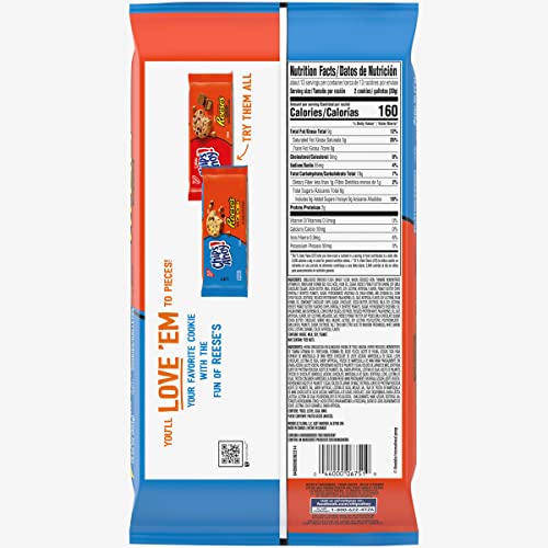 CHIPS AHOY! Reese’s Peanut Butter Cup Chocolate Chip Cookies, Family Size, 14.25 oz