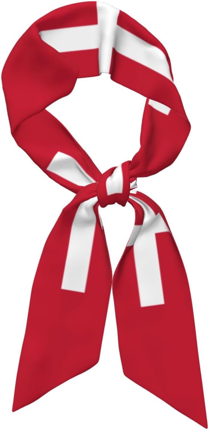 Country Flag Scarf For Women, Multi‑purpose Ribbon, Fashion Neck Hair Handbag Accessory, Versatile Bandana Headband