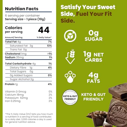 Better Than Good Chocolate Bark Bites, Sugar Free Candy Snack, 2-Pack