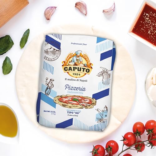 Antimo Caputo Chef's Flour 2.2 LB (Case of 10) - 22 LB Total - Italian Double Zero 00 Flour - Soft Wheat for Pizza Dough, Bread, & Pasta