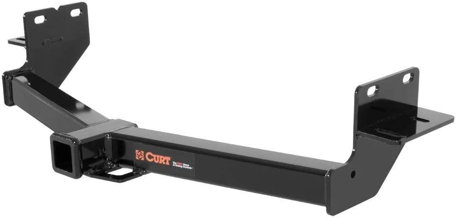 Curt 13153 22272 Class 3 Trailer Hitch with 2 Inch Receiver and 2 Inch Rubber Hitch Tube Cover Bundle for Hyundai Santa Fe and Santa Fe XL