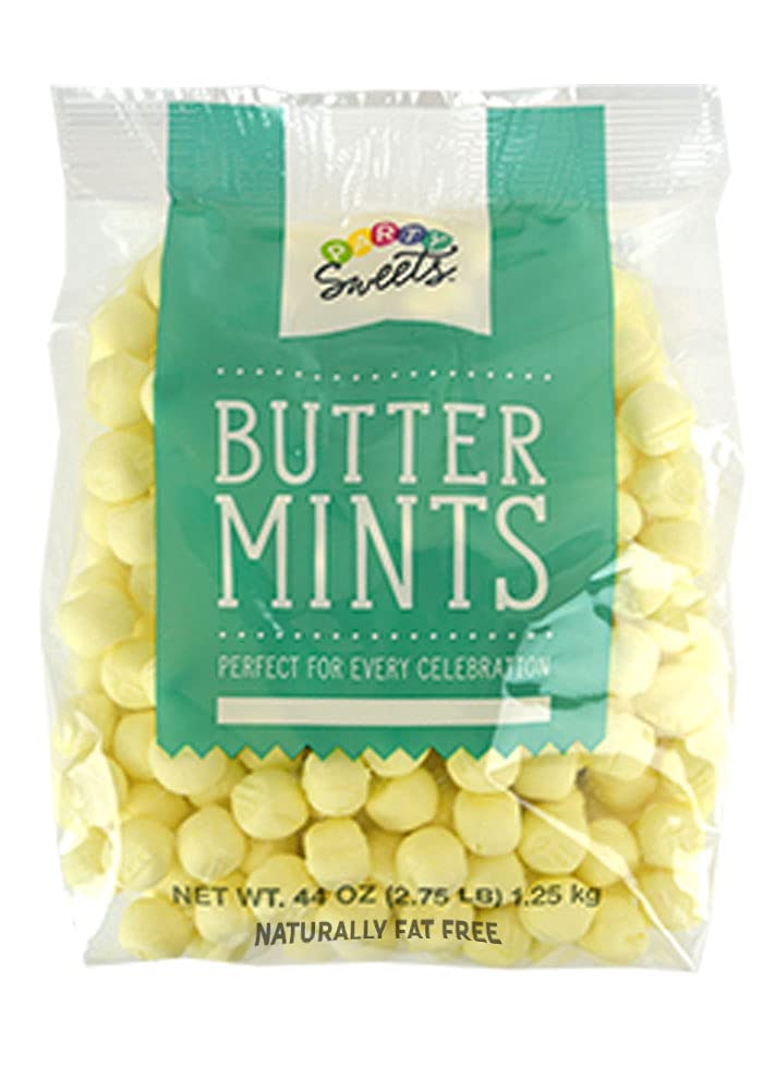 Party Sweets White Buttermints, 14 Ounce, Appx. 100 pieces from Hospitality Mints