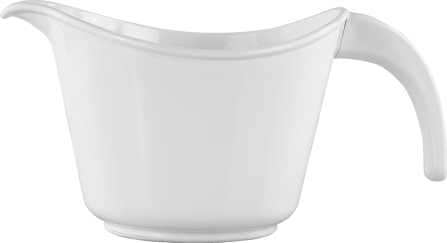 Reston Lloyd, Batter Bowl With Pour Spout, Non-Slip Base, Erogonomic Space Saving Detachable Handle, 2 QT Heavy Duty BPA-Free Microwave & Dishwasher Safe, Plum