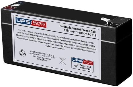 OT3.2-6 6 Volt 3 Ah SLA Replacement Battery w/ F1 Terminal