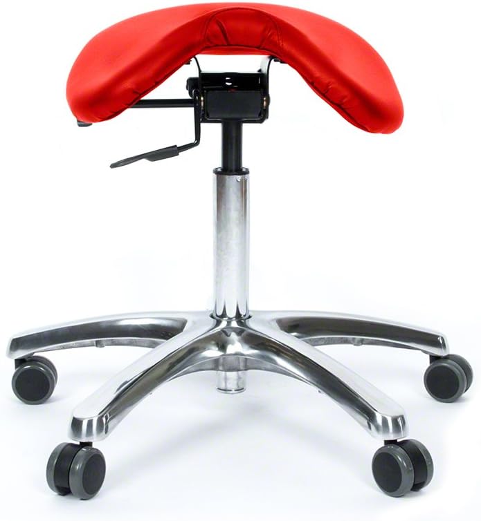 BetterPosture Saddle Chair –Multifunctional Ergonomic Back Posture Stool with Tilting Seat – Reduce Pressure on Lower Back and Improve Posture While Sitting