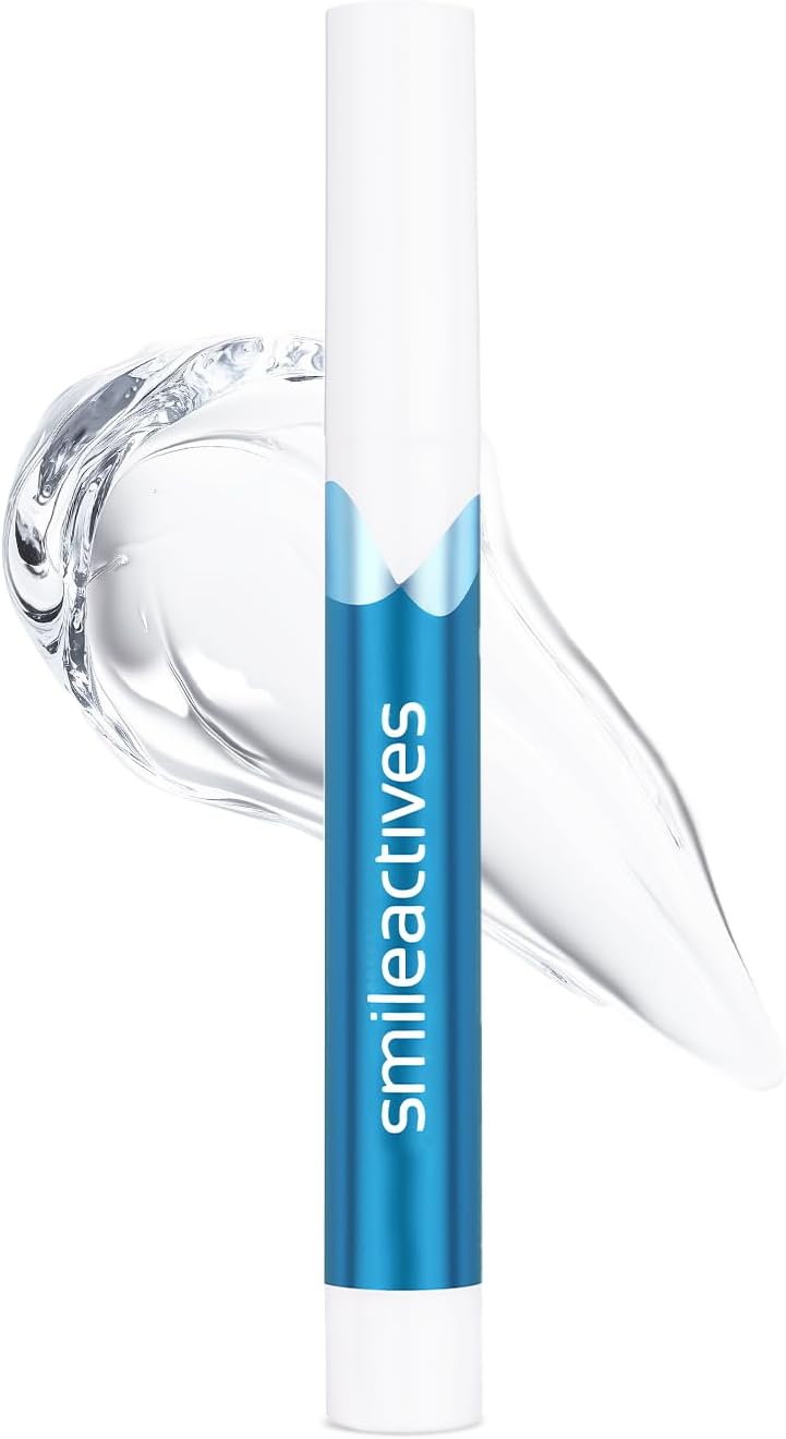 Smileactives Teeth Whitening Pen, Stain Remover Gel, Vanilla Mint, 2-Pack | Precision Brush-Tip Applicator, Dental-Grade Formula, Travel-Ready Design