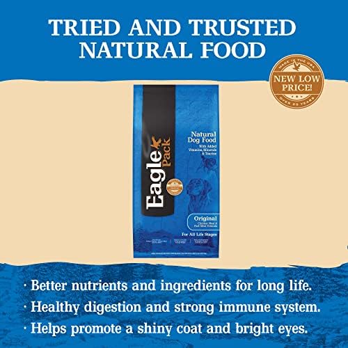 Eagle Pack Natural Dry Dog Food, Lamb & Rice, 30-Pound Bag