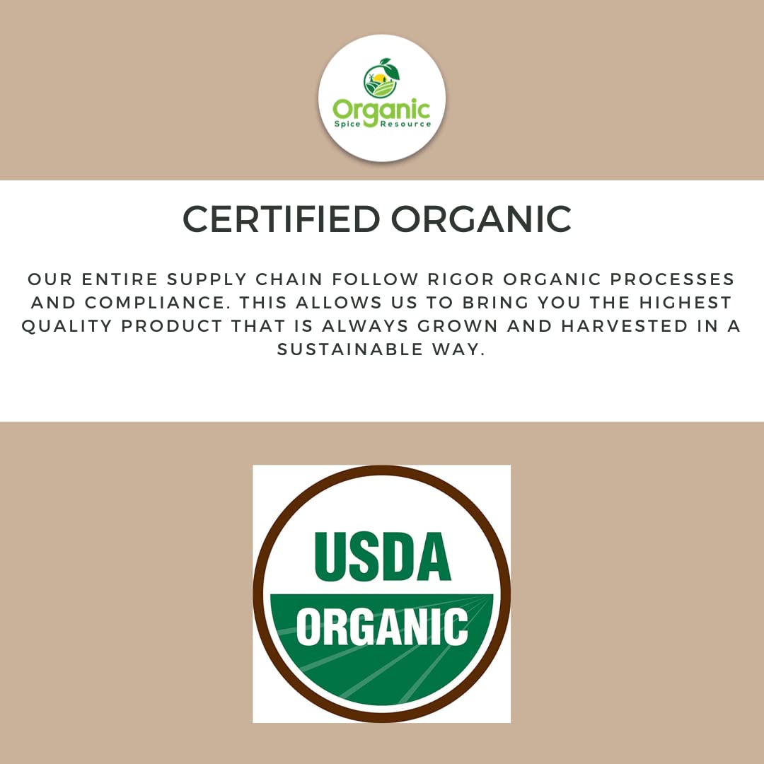 Organic Spice Resource Turmeric Root Powder, 8 oz (226 g)