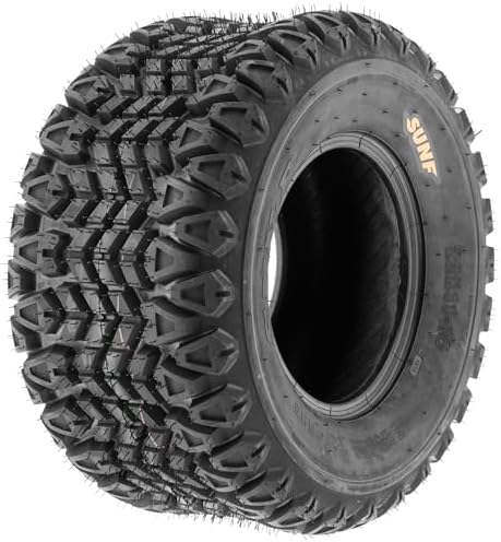 SunF 22x11-10 22x11x10 Golf Cart Lawn Mower Quad 4 Ply ATV UTV Tires G003 [ Rim(s) NOT included ]