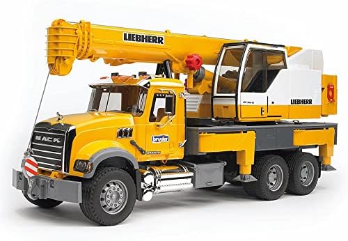 Bruder 02818 Mack Granite Liebherr Crane Truck