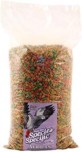 Pretty Bird International BPB79313 Species Specific African Bird Food with Extra Calcium, 20-Pound