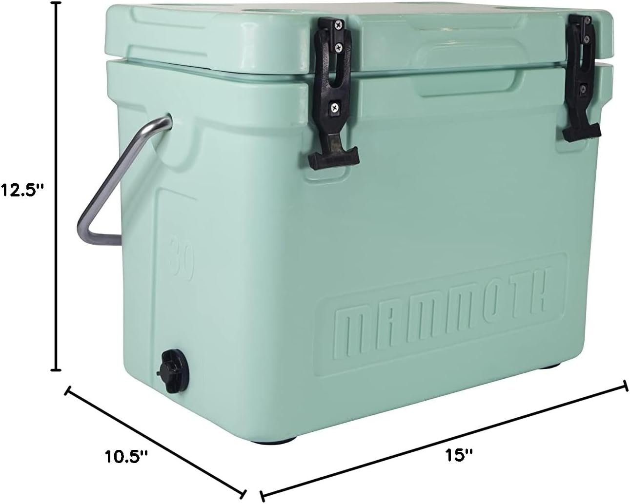 Mammoth Coolers Cruiser Series, Insulated Hard Ice Chest with Durable Double-Walled Rotomolded Construction, Great for On-The-Go Recreational Activities (Cruiser 20, Tan)