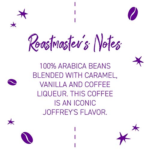 Joffrey's Coffee - French Vanilla, Flavored Coffee, Artisan Medium Roast, Arabica Beans, Vanilla Custard & Caramel Flavor, Gluten-Free, No Sugar (Ground, 16 oz)