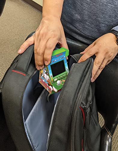 My Arcade All Star Stadium Pico Player- Fully Playable Portable Tiny Arcade Machine with 107 Retro Games, Toys for Kids, 2" Screen, Green