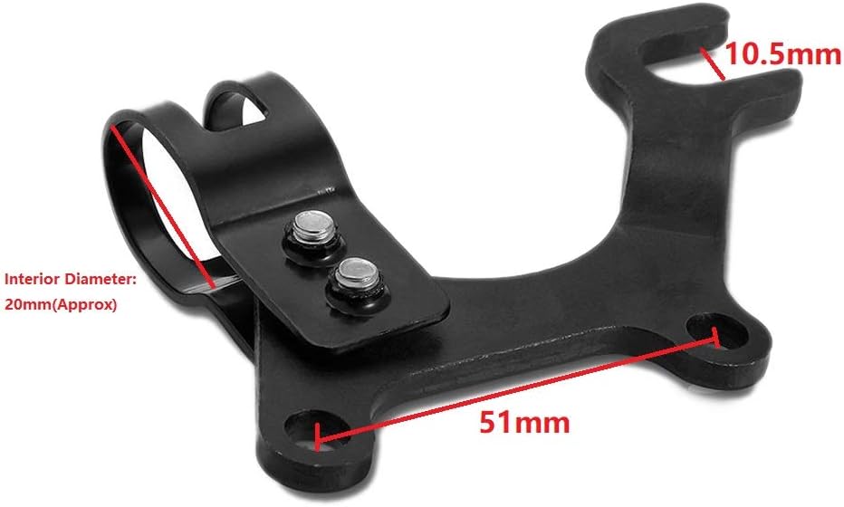 BlueSunshine 1 PCS 20/31.8mm Adjustable MTB Bike Disc Brake Bracket Converter Frame Adapter Mounting Holder