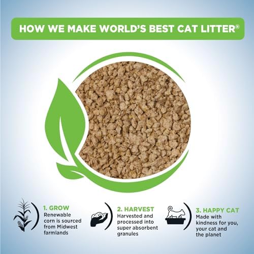 World's Best Cat Litter Lotus Blossom Scented, Odor Control, 32 lb Bag