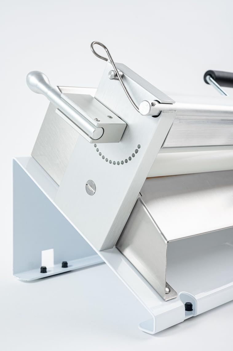 Manual Dough Sheeter Machine - Sfogliafacile XL Manual Pasta Maker for Icing, Marzipan, Puff Pastry
