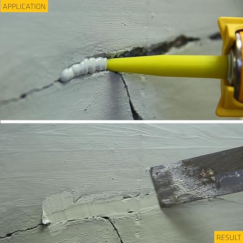 SIKA - Sealant - Sikaflex Concrete Fix - Limestone - Elastic sealant for Cracks and Joints - Paintable Polyurethane - 10.1 fl oz