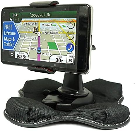 Nonslip Beanbag Friction Mount for Garmin Nuvi Tomtom Start XL XXL ONE VIA Magellan Roadmate Maestro 3.5" 4.3" & 5" GPS