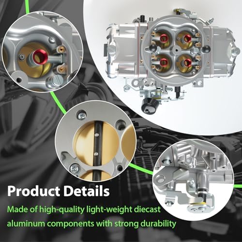 BR-67201 4 Barrel 850 CFM For Holley Brawler Carburetor Double Pumper Mechanical