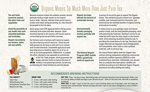Davidson's Organics, Yerba Mate Roasted, Loose Leaf Tea, 16-Ounce Bag