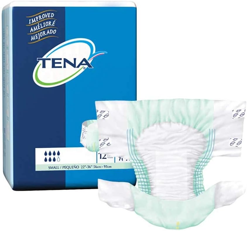 TENA® Adult Small Brief-Size Small Waist / Hip 22" - 36" - Case of 96