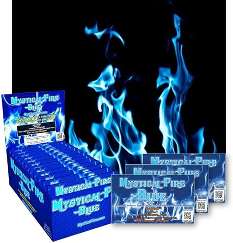 Mystical Fire Blue Fire Color Changing Packets Blue Fire Color Packets 12pk | 12-pack color changing fire packets creates vibrant blue flames in