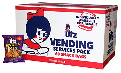 Utz Potato Chips, Barbeque – 1 oz. Bags (60 Count) – Crispy Potato Chips Made from Fresh Potatoes, Crunchy Individual Snacks to Go, Cholesterol Free, Trans-Fat Free, Gluten Free Snacks