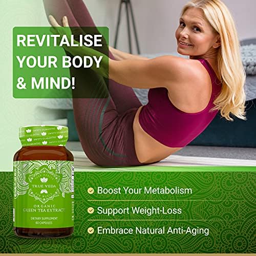 USDA Organic Green Tea Extract, Natural EGCG, Low Caffeine