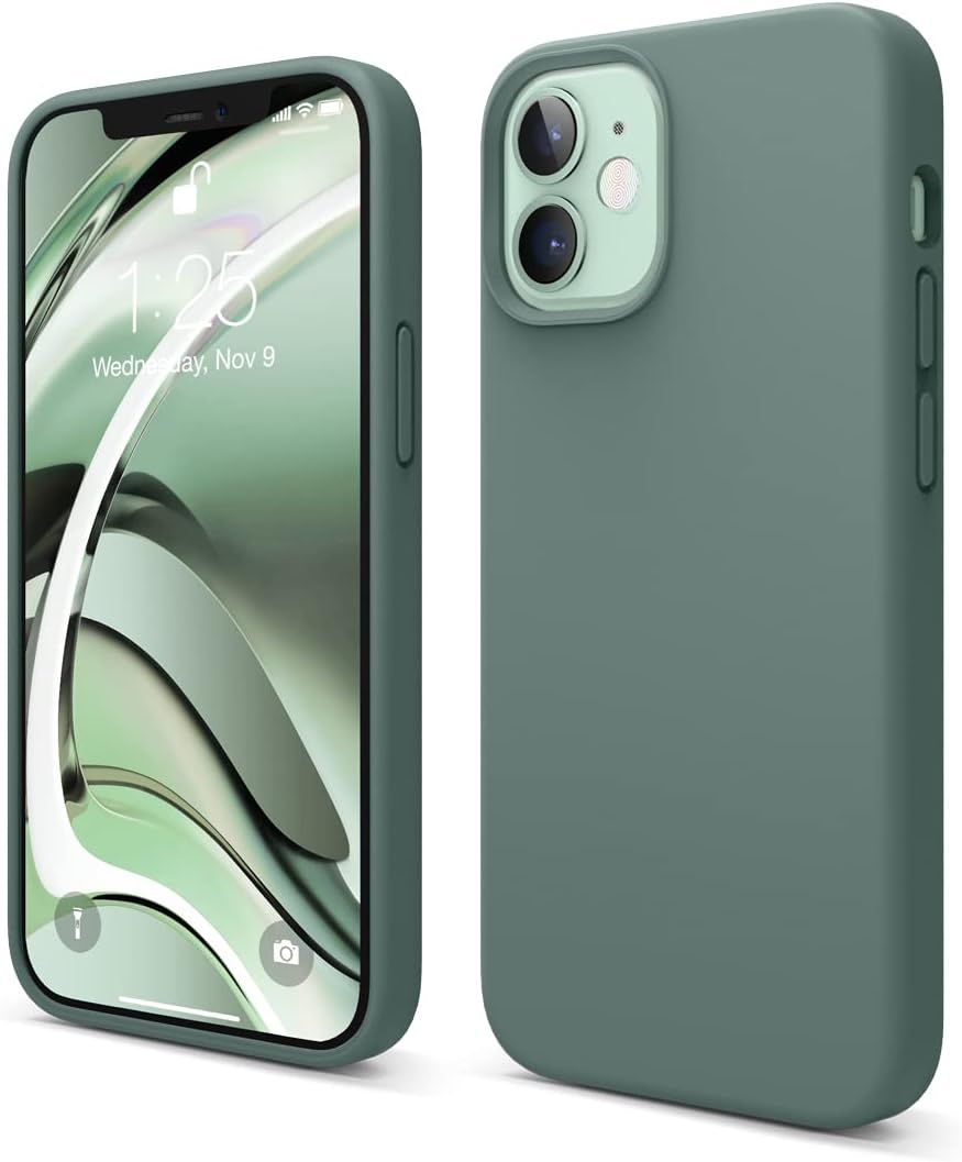 elago Premium Liquid Silicone Case for iPhone 12 Mini Lavender