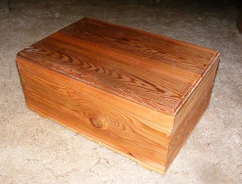 Steve's Gift Shoppe Large Cedar Treasure Box or Storage Box - Size 20 x 14 x 9 Inches