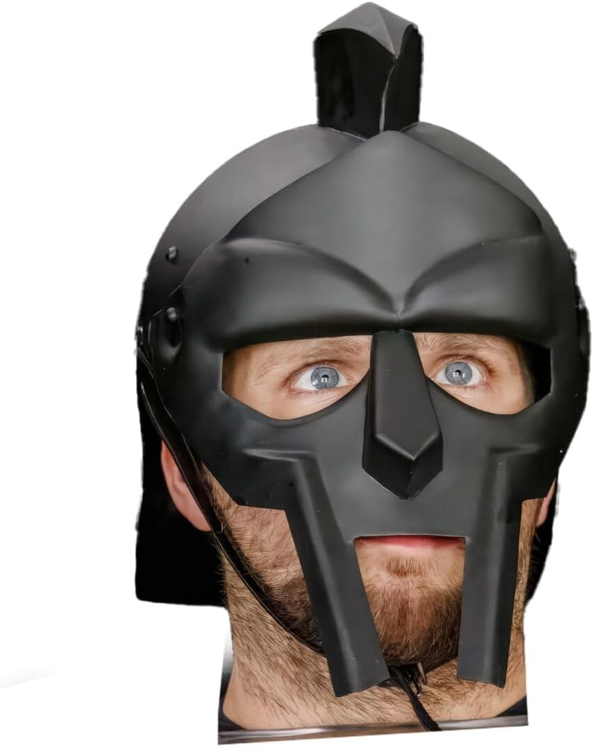 Armory Replicas Maximus Roman Gladiator Blackened 18g Helmet