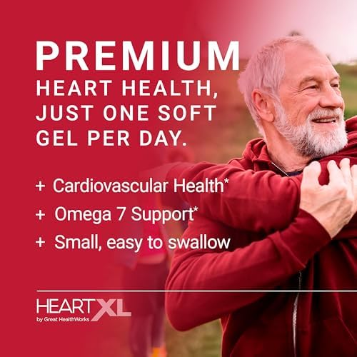 OmegaXL Joint Support Supplement - Natural Muscle Support, Green Lipped Mussel Oil, Soft Gel Pills, Drug-Free, 60 Count + HeartXL 30 Count, High Potency Omega-7 Blend