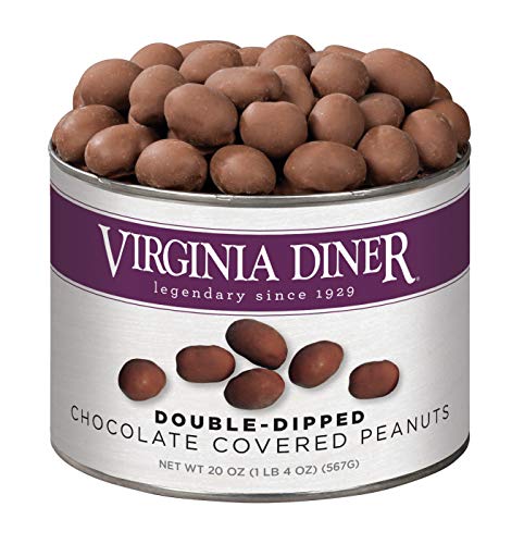 Virginia Diner Old-Fashioned Peanut Squares Candy, Virginia Peanuts -18oz Tin